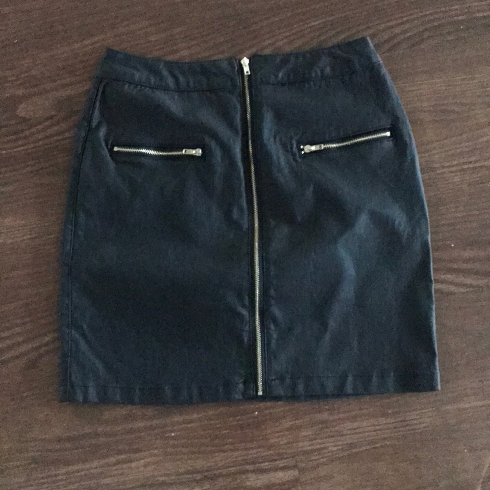 Double zipper MISSGUIDED black skirt NEVER WORN